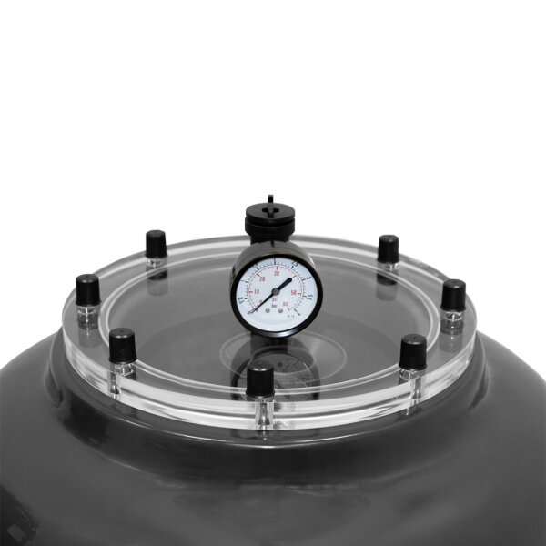 Transparenter Schauglasdeckel für Trend Pool GFK Filterkessel Lagos Plus u. HSF-8 Plus | 1/2" Gewinde