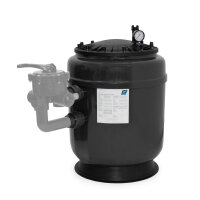 Trend Pool GFK Hochschicht Filterkessel HSF-4 Plus | Ø 920 mm | Höhe 930 mm | Anthrazit | ohne Ventil (Ø 63 mm - 2")
