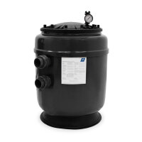 Trend Pool GFK Hochschicht Filterkessel HSF-4 Plus | Ø 920 mm | Höhe 930 mm | Anthrazit | ohne Ventil (Ø 63 mm - 2")