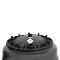 Trend Pool GFK Hochschicht Filterkessel HSF-4 Plus | Ø 920 mm | Höhe 930 mm | Anthrazit | ohne Ventil (Ø 63 mm - 2")