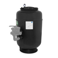 Trend Pool GFK Hochschicht Filterkessel HSF-6 Plus | Ø 920 mm | Höhe 1.150 mm | Anthrazit | ohne Ventil (Ø 63 mm - 2")