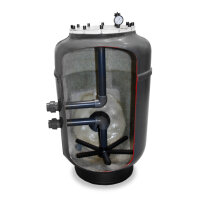 Trend Pool GFK Hochschicht Filterkessel HSF-6 Plus | Ø 920 mm | Höhe 1.150 mm | Anthrazit | ohne Ventil (Ø 63 mm - 2")