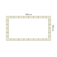 Trend Keramik-Beckenrandsteine Set f. REB 500 x 300 cm |...