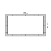 Trend Keramik-Beckenrandsteine Set f. REB 500 x 300 cm |...
