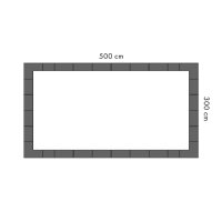 Trend Keramik-Beckenrandsteine Set f. REB 500 x 300 cm |...