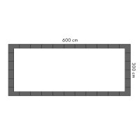 Trend Keramik-Beckenrandsteine Set f. REB 600 x 300 cm |...