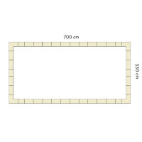 Trend Keramik-Beckenrandsteine Set f. REB 700 x 350 cm |...