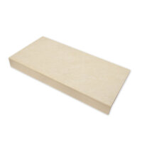 Trend Keramik-Beckenrandsteine Set f. REB 700 x 350 cm | Ecke 90 Grad mit Nase | Crystal Bianco / Sand