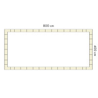 Trend Keramik-Beckenrandsteine Set f. REB 800 x 400 cm |...