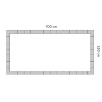 Trend Keramik-Beckenrandsteine Set f. REB 700 x 350 cm |...