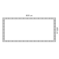 Trend Keramik-Beckenrandsteine Set f. REB 800 x 400 cm |...