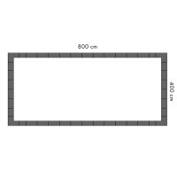 Trend Keramik-Beckenrandsteine Set f. REB 800 x 400 cm |...