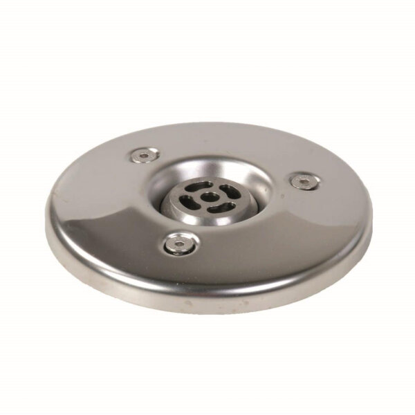 Astralpool Edelstahlblende V4A f. Einlaufdüse Multiflow ABS mit Gitter | f. Folienbecken