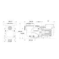 Hayward Pumpe Max Flo XL 1CV VSTD