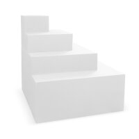 Ecktreppe Smart 118 x 118 x 128 cm (LxBxH) | 4-stufig