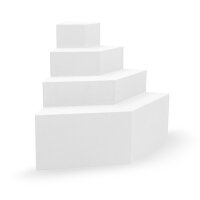 TrendStone Ecktreppe Smaragd 118 x 118 x 128 cm (L x B x H) | 4-stufig