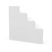 TrendStone Ecktreppe Smaragd 118 x 118 x 128 cm (L x B x H) | 4-stufig