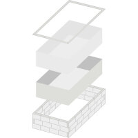 TrendStone Set | Rechteckpool 700 x 350 x 150 cm | versch. Ausführungen