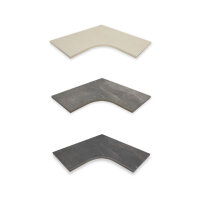 Trend Keramikstein Ecke Radius 135 mm | 60 x 60 x 2 cm |...